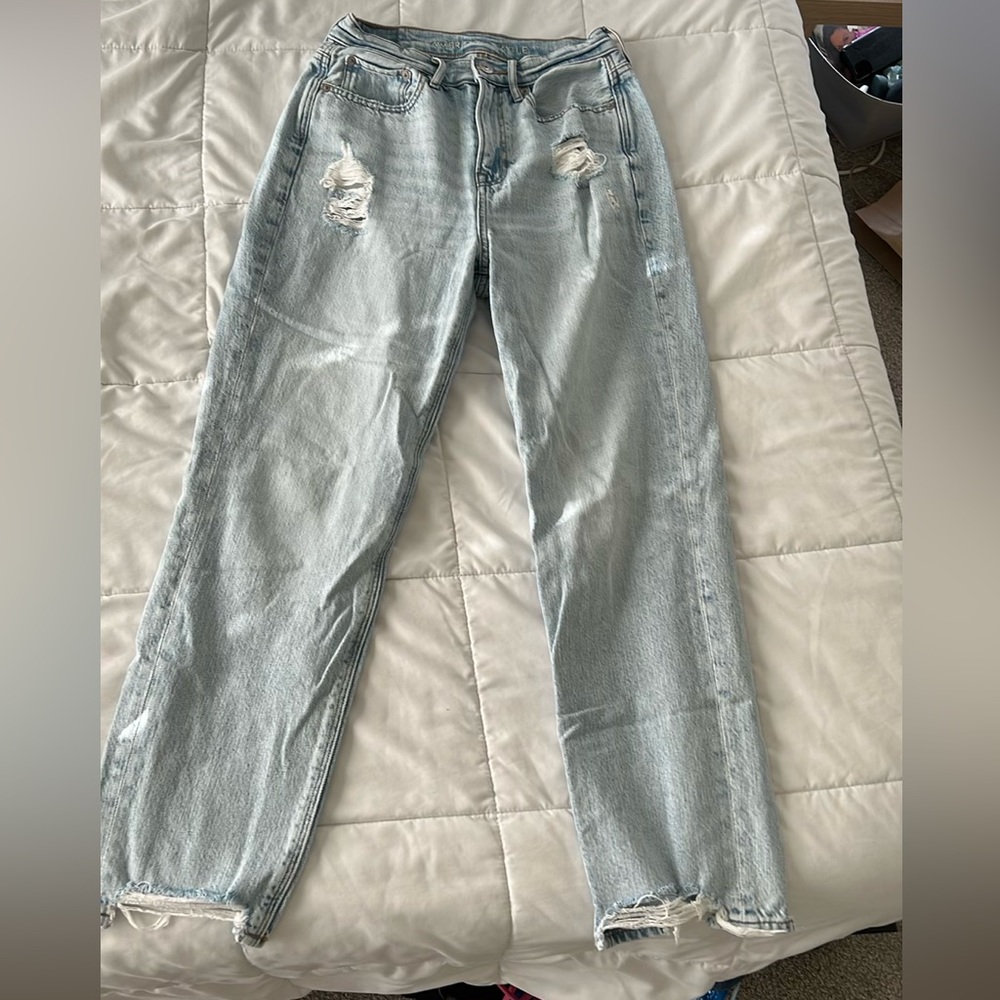 american eagle highest waist 90s boyfriend jeans
